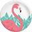Globosnordic Plates Flamingo Large 8-pack