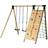 Hörby Bruk Active High Climb Rocking Rack with Climbing Wall + Net 7007