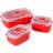 Sistema Heat & Eat Microwave Kitchenware 3pcs