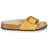 Birkenstock Madrid Big Buckle Nubuck Leather - Ochre