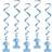 Beistle Swirl 1st Birthday Blue 5-pack