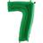 Foil Ballon Number 7 Green