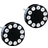 Blomdahl Brilliance Earrings - Black/Transparent