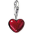 Thomas Sabo Charm Club Hearts Charm Pendant - Silver/Red