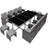 tectake Palma 8+4+1 with Protective Cover Patio Dining Set, 1 Table incl. 8 Chairs
