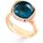 Ole Lynggaard Lotus Ring 3 - Gold/Rose Gold/Topaz/Diamonds