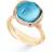 Ole Lynggaard Lotus Ring 3 - Gold/Rose Gold/Topaz/Diamonds