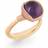 Ole Lynggaard Lotus Ring 2 - Gold/Rose Gold/Amethyst