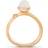 Ole Lynggaard Lotus Ring 0 - Gold/White Moonstone