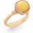 Ole Lynggaard Lotus Ring 2 - Gold/Rose Gold/Amber