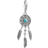 Thomas Sabo Charm Club Ethno Dreamcatcher Charm Pendant - Silver/Turquoise/White