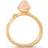 Ole Lynggaard Lotus Ring 0 - Gold/Blush Moonstone