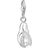 Thomas Sabo Lobster Claw Charm Pendant - Silver/Pearl