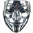 MTK Anonymous Face Mask Guy Fawkes Silver