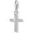 Thomas Sabo Charm Club Cross Charm - Silver/White
