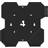 4mount PS4 Slim Console Wall Mount - Black