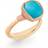 Ole Lynggaard Lotus Ring 2 - Gold/Rose Gold/Turquoise