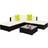 tectake Paris - Black Outdoor Lounge Set