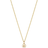 Georg Jensen Daisy Small Necklace - Gold/White
