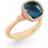 Ole Lynggaard Lotus Ring 2 - Gold/Rose Gold/London Blue Topaz