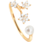 Ole Lynggaard Shooting Stars Ring - Gold/Pearl/Diamonds