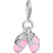 Thomas Sabo Charm Club Baby Shoes Charm - Silver/Pink