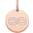 Thomas Sabo Love Bridge Infinity Pendant - Rose Gold/Transparent