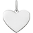 Thomas Sabo Engravable Heart Pendant - Silver