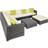 tectake 403838 Loungesæt, 1 borde inkl. 6 sofaer