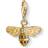 Thomas Sabo Charm Club Bee Charm - Gold/White/Black