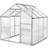 tectake Greenhouse 3.7m² Aluminum Polycarbonate