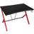 Nitro Concepts D12 Gaming Desk - Black/Red, 1160x760x750mm