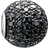 Thomas Sabo Pavé Bead Charm - Silver/Black