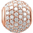 Thomas Sabo Karma Pave Bead Charm - Rose Gold/White