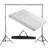 vidaXL Backdrop Support System 300x300cm White