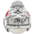 Thomas Sabo Karma Santa Claus Bead Charm - Silver/Red/White/Pearl