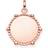 Thomas Sabo Coin Dots Pendant - Rose Gold