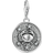 Thomas Sabo Charm Club Zodiac Sign Cancer Charm Pendant - Silver/White