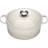 Le Creuset Meringue Signature Cast Iron Round med lock 4.2 L 24 cm