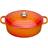 Le Creuset Volcanic Signature Cast Iron Oval med lock 7.5 L 33 cm