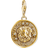 Thomas Sabo Charm Club Zodiac Sign Leo Charm Pendant - Gold/White