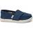 Toms Alpargata Tiny Canvas Slip-On Shoenen - Navy