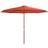 vidaXL Outdoor Parasol 350cm