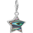 Thomas Sabo Charm Club Star Charm Pendant - Silver/Mother of Pearl