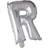 Hisab Joker Foil Ballon Letter R Silver