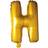 Hisab Joker Foil Ballon Letter H Gold