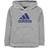 Adidas Boy's Must Haves Badge of Sport Pullover - Medium Grey Heather/Collegiate Royal (ED6471)