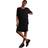 Boob Wonton Dress Black, Female, Kleding, rokken & jurken, Zwart