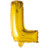Hisab Joker Foil Ballon Letter L Gold