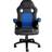 tectake Bürostuhl Tyson schwarz/blau